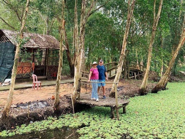 7 JUL. 2025: Perdidos en un rincón escondido del bosque de melaleucas en el Mekong