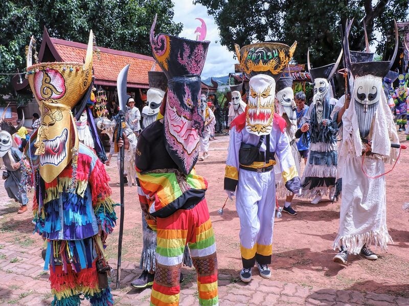 Tailandia celebra en junio su famoso Festival de los Fantasmas Phi Ta Khon