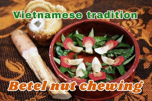 Betel nut chewing and the red smiles of Vietnamese elders