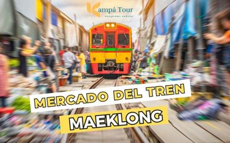 Mercado del tren Maeklong Bangkok: Guía esencial 2025
