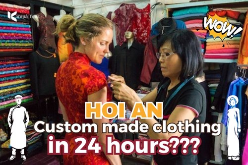 Best tailors in Hoi An Vietnam: custom-made clothing in 24 hours