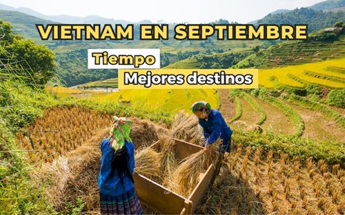 Tiempo en Vietnam en septiembre y mejores lugares para tu viaje