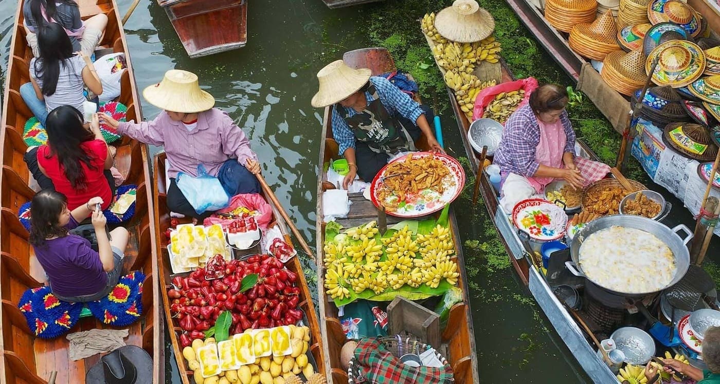 Los 7 mejores mercados flotantes de Tailandia que debes visitar