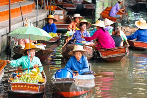 Los 7 mejores mercados flotantes de Tailandia que debes visitar