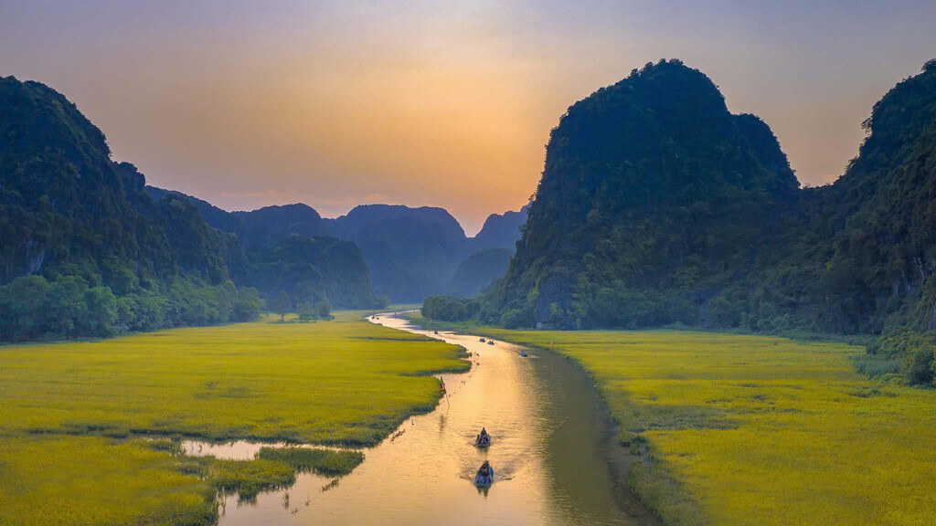 Ninh Binh in October: Golden Rice Season and Best Weather