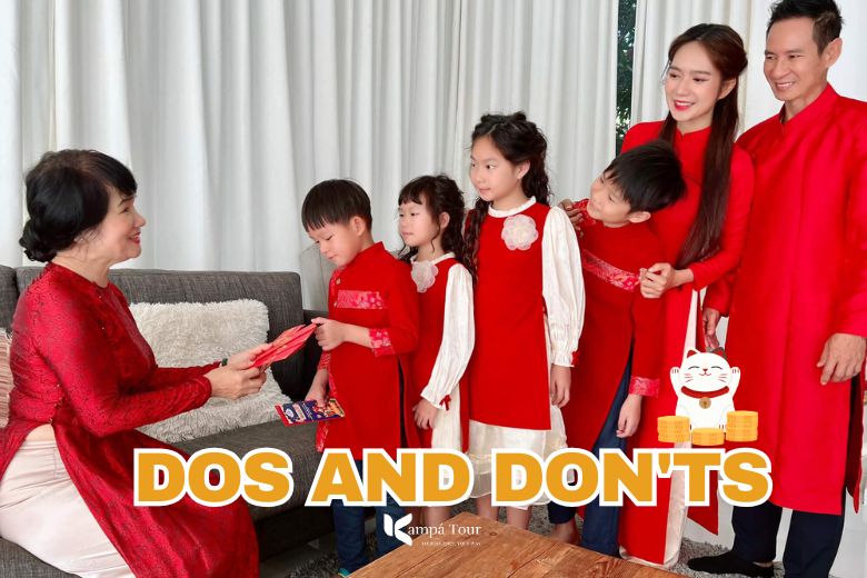 DOS AND DON'TS when receiving li xi