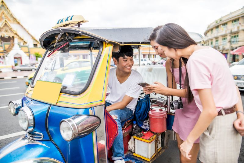 tuk tuk tailandia - negociar antes de ir