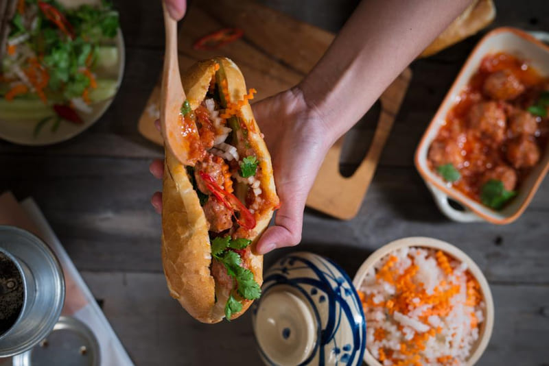 Banh mi, along with iced coffee and pho, are on CNN''s list of Asia''s 50 best street foods.