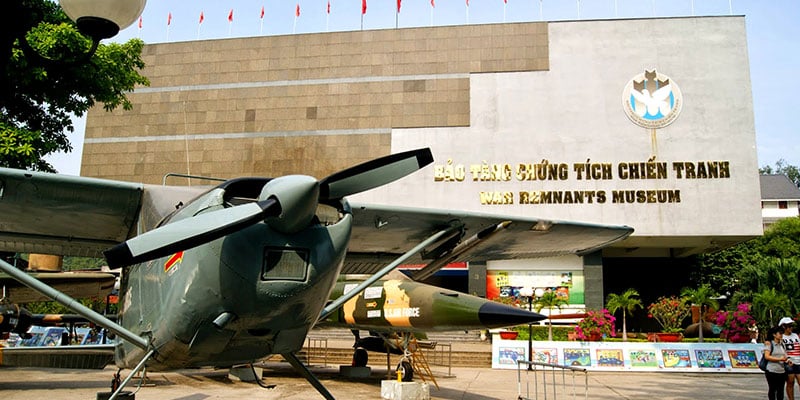 The War Remnants Museum in Ho Chi Minh City