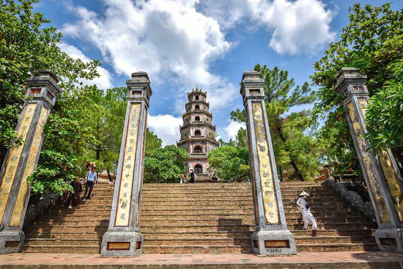 Pagoda Thien Mu en Hue. Foto: Teseum