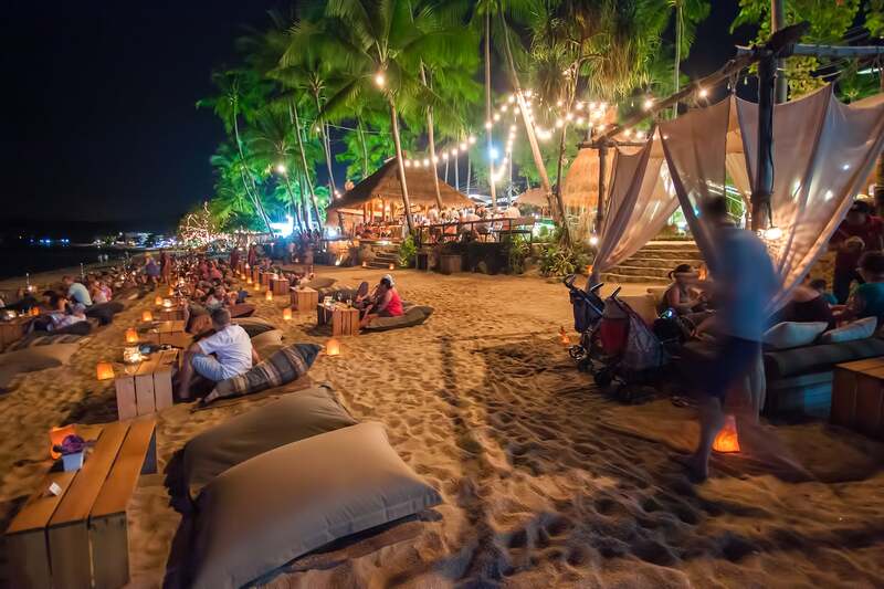 vida nocturna en koh samui