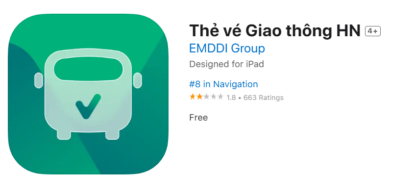 metro hanoi - aplicacion para reservar