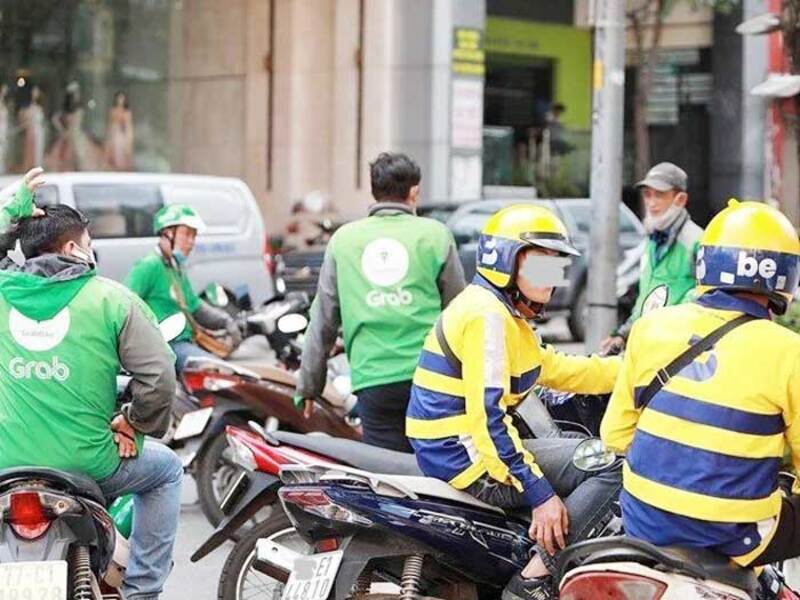 taxi motocicleta en vietnam
