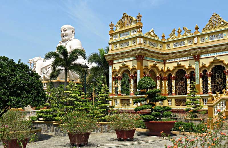 Templo Vinh Trang en My Tho. Foto: Linda De Volder