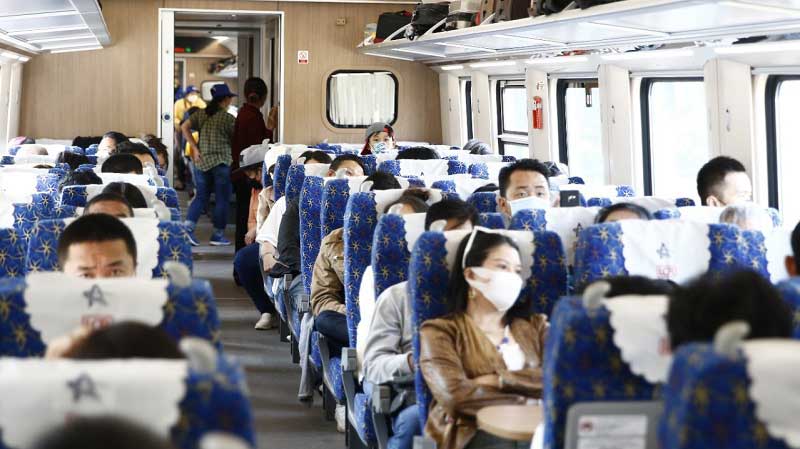 tren en laos - asientos