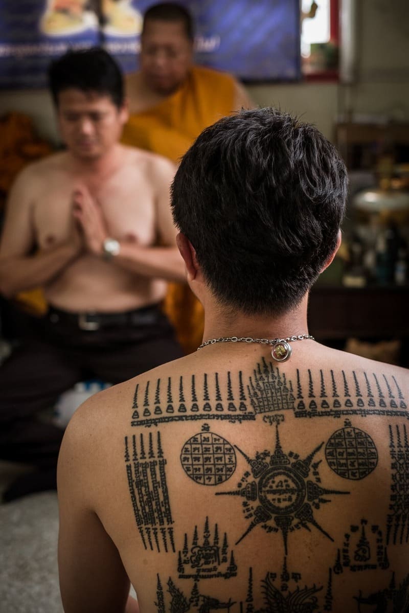 Buscar el significado del tatuaje Sak Yant.