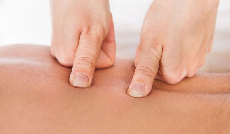 Acupressure massage 