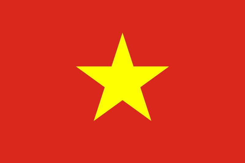 bandera roja con estrella