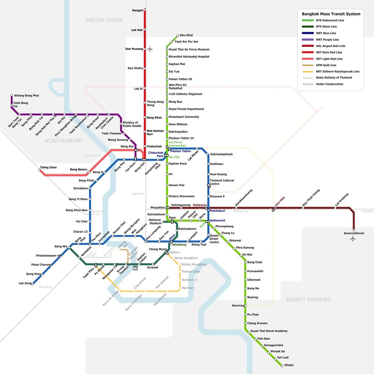 map of public transport system map
