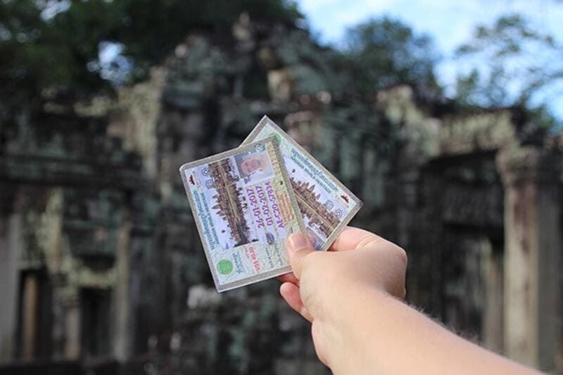 Boleto de entrada a Angkor