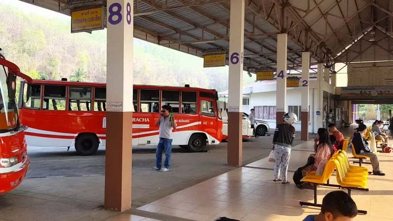 Bus station in Mae Hong Son