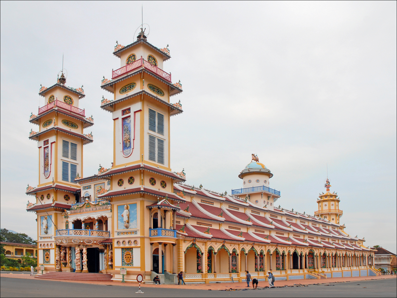 Cao Dai Temple in Tay Ninh