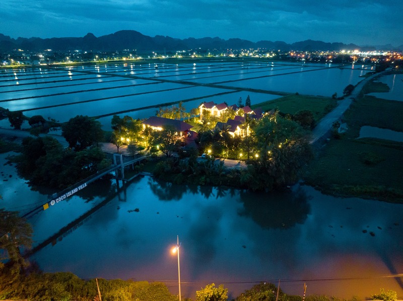 Coco Island Villa & Hotel Ninh Binh, a haven of peace combining nature and comfort