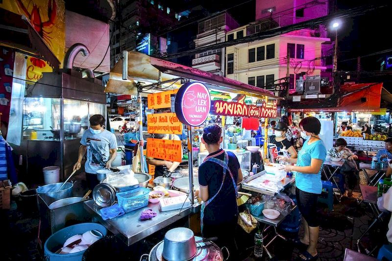 El barrio chino en bangkok