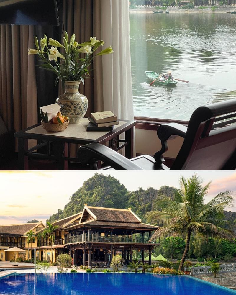 Emeralda Tam Coc offers a serene retreat combining nature, comfort, and access to Tam Coc rowboat rides