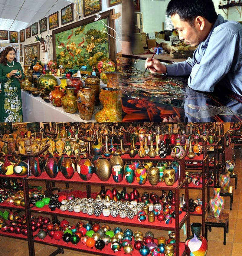 ha thai lacquerware village