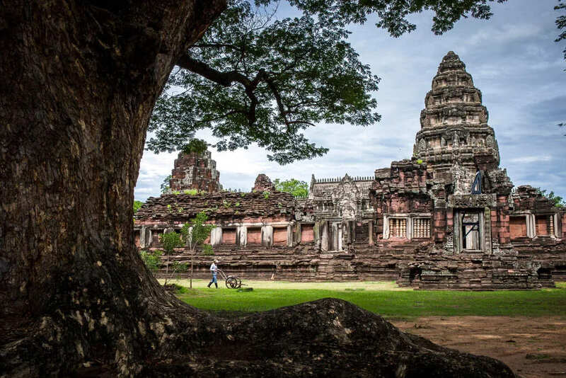 The architectural features of Isan are heavily influenced by Khmer architecture