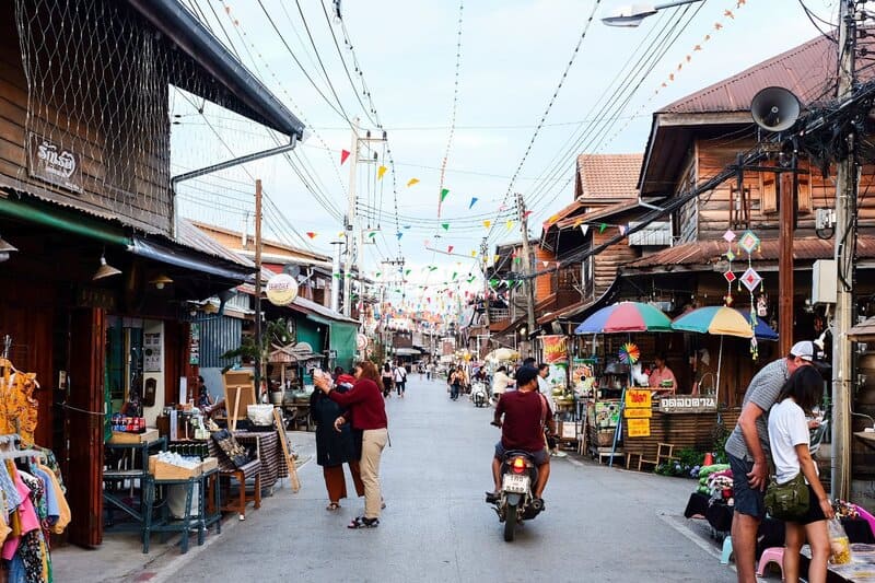 Chiang Khan, a small, peaceful district of Loei, offering an authentic atmosphere