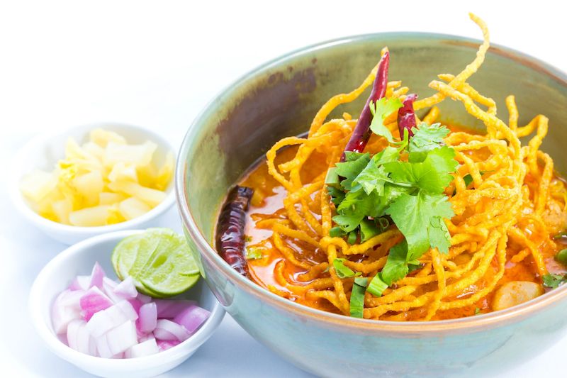 Khao Soi es una cocina del norte de Tailandia que no te puedes perder. Fuente: internet