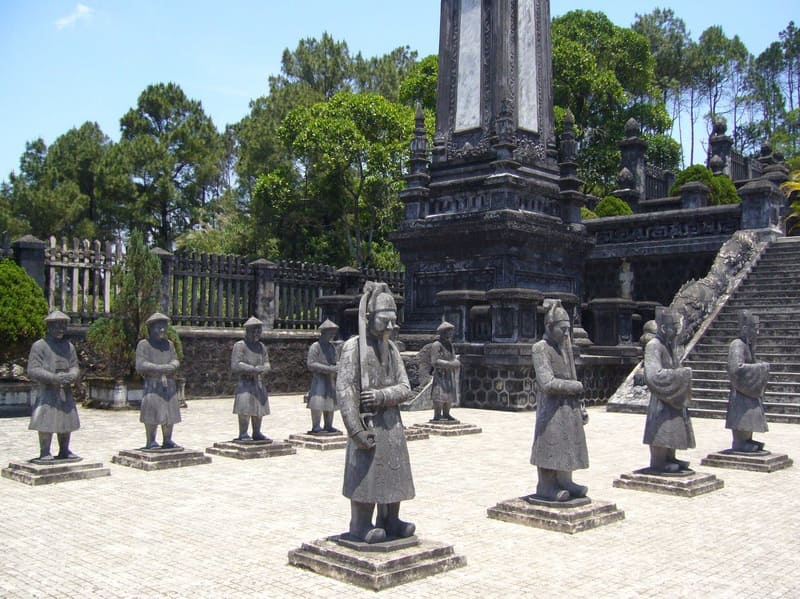 Outside Khai Dinh Tomb