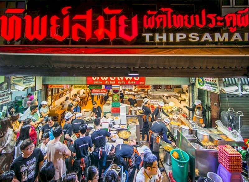 Los mejores lugares del Pad Thai en Bangkok Tailandia 