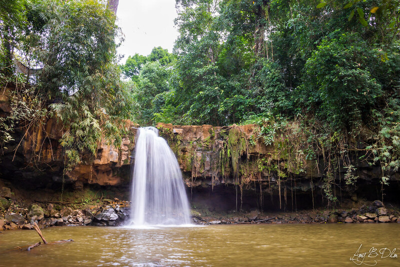  At the waterfalls of Sen Monorom