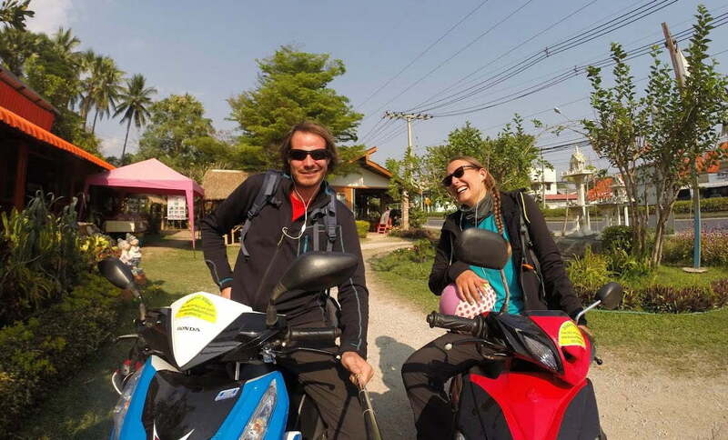 motorbike in northern thailand