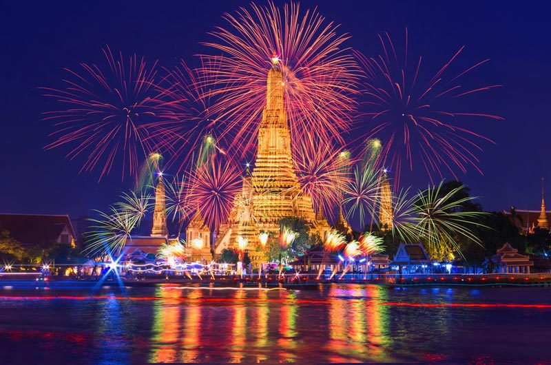 Thailand New Year Countdown