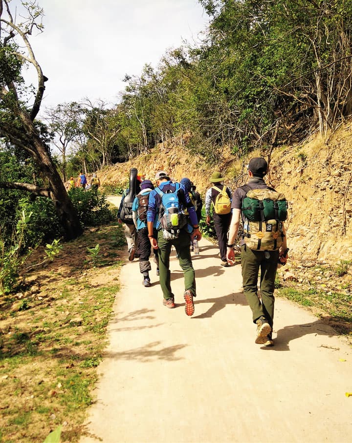 Hiking in Nui Chua National Park