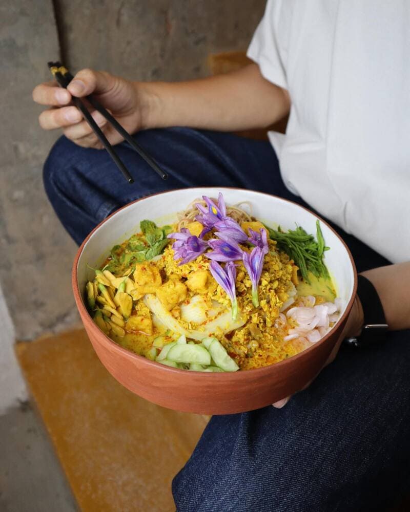 plato nom banh chok de camboya