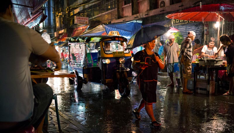 bring umbrellas in Thailand