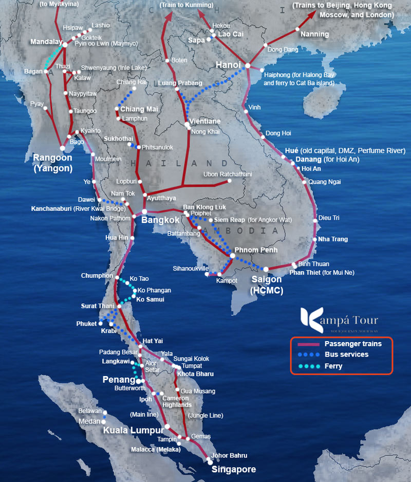 train map of laos