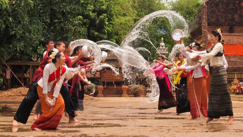 songkran festival, thailand, calendar