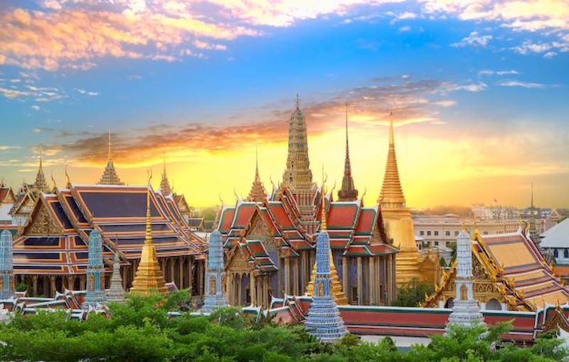 Wat Phra Keaw Temple in Bangkok 