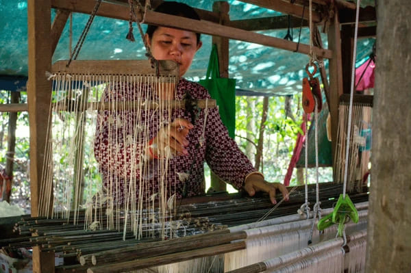 The Craft of Weaving Silk