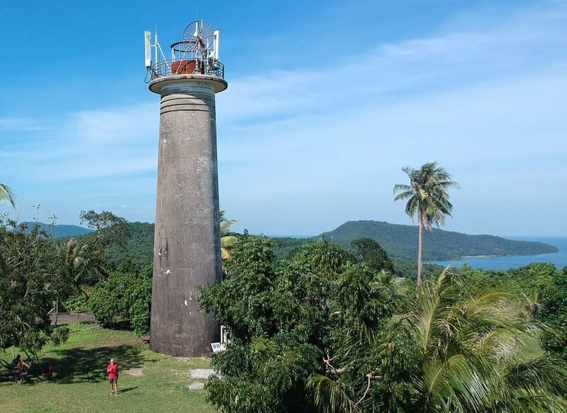 The old lighthouse of Koh Rong Samloem