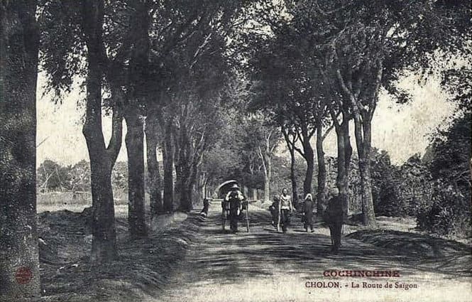 The streets of Saigon in the past