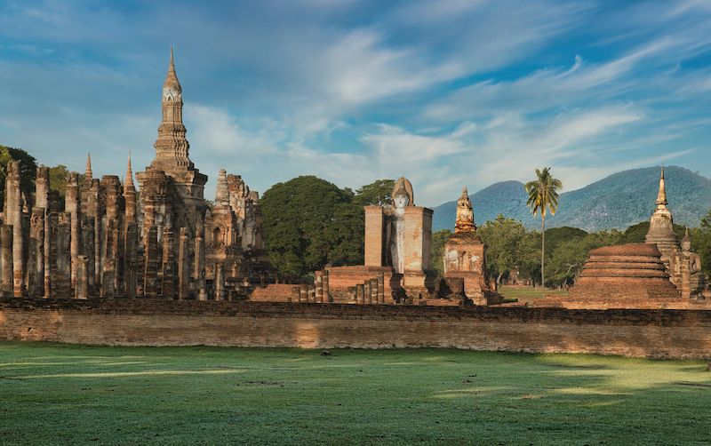 Viajar Ayutthaya que fue la antigua capital de Tailandia