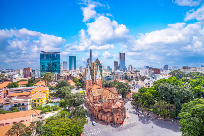 Catedral de Notre Dame en Saigón