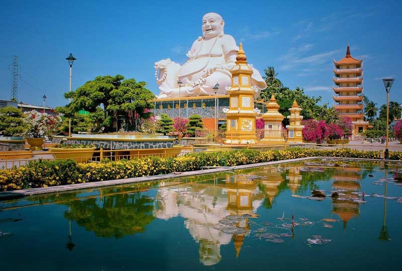 Vinh Trang Temple in MyTho